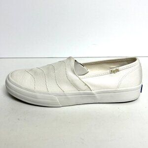 Keds Women's Double Decker Slip On Shoes White, Size 6.5M